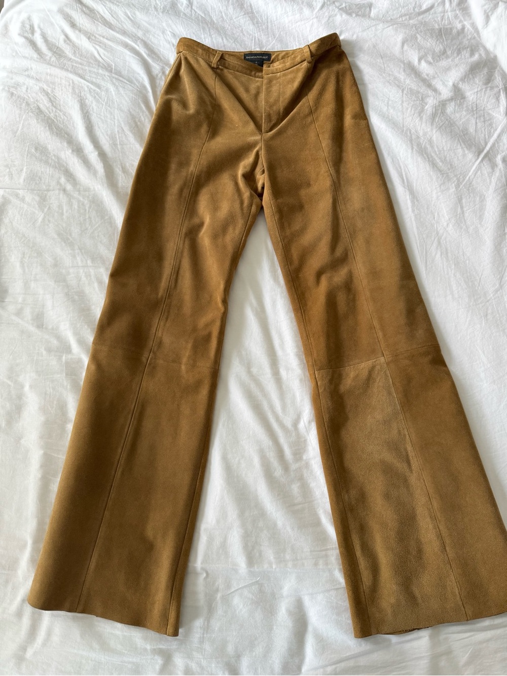 Vintage Banana Republic Suede Pants in Camel Size 0